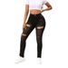 Women's Clothing Summer New Style Ripped Versatile Slim Hip Lifting Pencil Pants Long Pants_ecoleips.com