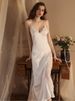 K New Sexy Nightgown, Extended Bathrobe, Sleepwear, Women's Long Sleeved, Women's Home Clothes, Thin_ecoleips.com