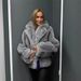 Luxury Faux Fur Coat For Women - Winter Warm Plush Outerwear With Elegant Notch Lapel, Soft & Cozy, Plus Size Options (XS-5XL)_ecoleips.com