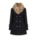 Elegant French-style Double-breasted Woolen Coat With A High-end Feel, Suitable Everyday Commuting, For Women_ecoleips.com