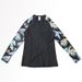 Aria Basics European American Plus-size Women's Long-sleeve Diving And Surfing Suit, Black Sun Protection Top, Adult Swimsuit, Beach_ecoleips.com