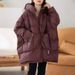 Plus Size Duck Down Puffer Jacket – Oversized Hooded Coat (50% Fill Power, 201-300g Warmth, Batwing Sleeves, 8 Trendy Colors)_ecoleips.com