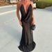 Summer Beach Hollow Out Sleeveless Strap Dress 2026 New Casual Backless Party Dresses Sexy Deep V Perspective Women's Long Dress_ecoleips.com