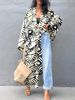 Women's Lightweight Cotton Beach Cover Up – Floral Print Sun Protection Kimono, Bikini Wrap, Vacation Swimwear Cover-Up_ecoleips.com