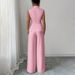 2026 Foreign Trade Impor-Expor European American Syle Women's Clohing Elegan Sleeveless Blazer Ves And Trousers_ecoleips.com