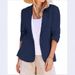 Women's Clothing New Spring And Summer Long Sleeved Small Suit Lapel Temperament Professional Slim Jacket_ecoleips.com