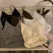 2026 Summer Slim Elegant Camis Women Camisole Tank Tops Sexy Sleeveless Corset Top With Chest Pad Sweet Lace Patchwork Crop Tops_ecoleips.com