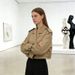 Women’s Casual Short Trench Coat – Slim Fit Long Sleeve Coat In Khaki/Black/Dark Brown (XS-L)_ecoleips.com