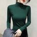 Derong Women's Underwear Top For Autumn/Winter 2026: A Stylish Long-Sleeved, Fleece-Lined Top With A Fitted Semi-High Co_ecoleips.com