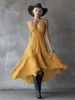 Bohemian Sundress for Women Summer Resort Beach Dress European American Style Independent Store Clothing_ecoleips.com