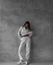 Women's Oversized Fashion Pullover Sweatshirt And Pants Set Long Sleeved Casual Two Piece Collection_ecoleips.com