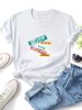 Women's T-shirt With An Inspirational "Never Stop Chasing Dreams" Print And A Soft, Casual Design, Making It A Perfect Gift._ecoleips.com