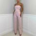 2025 Sexy Off Shoulder Shiny Vest Diamond Trousers Suit Two Piece Suit For Women_ecoleips.com