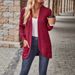Women's Clothing Soft Brushed Long Sleeve Cardigan – Oversized Open Front Coat For Women (5 Elegant Colors, Relaxed Fit)_ecoleips.com