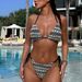 Women's European American Style Two Piece Swimsuit Bikini Set Yoga Wear Swimwear Hot Selling G131WY_ecoleips.com