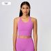 Spring And Summer Cross-Border Solid Color Vest With Wide Hem Yoga Running Fitness Shockproof Sports Bra For Women_ecoleips.com