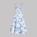 Floral Print Sundress For Women – Lightweight A-Line Summer Dress With Adjustable Straps (S-Xxl, 5 Colors)_ecoleips.com