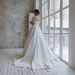 Fashionable Wedding 2026 New Model, Elegant White African Party Dress, Socialite Long-Sleeve A-Line Dress For Spring_ecoleips.com
