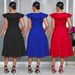Women's Clothing Elegant High Waist Ruffled Banquet Dress_ecoleips.com