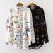 Unisex Harajuku Letter Graffiti Print Long Sleeve Shirt Mid-Length Collared Top For Spring Summer 2020_ecoleips.com