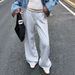 Retro Low Waist Sweatpants For Women Early Autumn Casual Drape Style Fashion Sports Pants_ecoleips.com