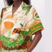 Women's Clothing Casual Two Piece Suit Cotton And Linen Printed Shirt Shorts_ecoleips.com