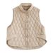 girl 2023 Autumn Winter New Fashion Artistic Retro Ethnic Style Button Down Cotton Warm Versatile Women's Vest_ecoleips.com
