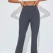 Women's Clothing High-Waisted Color-Block Yoga Flared Pants European And American Style Hip Lifting Sports Dance Fitness Women's Indoor Wear_ecoleips.com