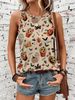 2024 Summer New European And American Cross-Border Casual Feather Wing Round Neck Vest WN11_ecoleips.com