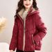 girl Girl Girl 2025 Trendy Winter New Down Cotton Jacket Women, Stylish Short Coat For Petite Figures_ecoleips.com