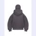 Women's Clothing American Style Long Sleeved Sweatshirt Silver Letter Print Loose Street Style Hooded Jacket_ecoleips.com