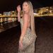 Women's Sexy One Shoulder Backless Sleeveless Maxi Dress Style Spring Summer Slim Waist Bodycon Suspender Dress_ecoleips.com