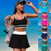 Women's Clothing Beach Sports Skirt Split Swimsuit_ecoleips.com