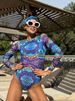 Women's Clothing Women's Quick Drying One Piece Swimsuit Sun Protective Russian Bikini Swimwear Modest Coverage, Beach & Pool Ready_ecoleips.com