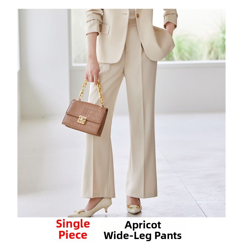 Women's Professional Blazer Set Slim Fit Office Suit Jacket And Pants Petite Friendly Business Casual Formal Occasions_ecoleips.com