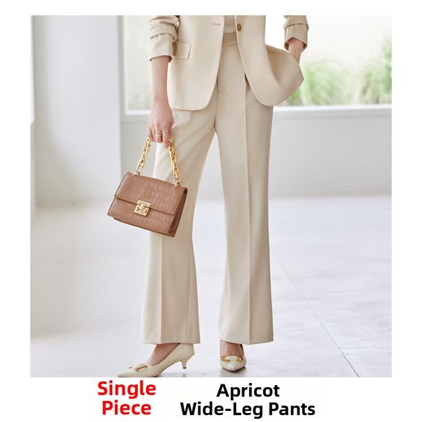 Women's Professional Blazer Set Slim Fit Office Suit Jacket And Pants Petite Friendly Business Casual Formal Occasions_ecoleips.com
