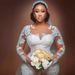 Women's Clothing Sexy Fishtail Wedding Dress With Tail, Slim Bride, Retro, Customized Wedding Dress_ecoleips.com