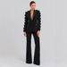 Women's Clothing Early Autumn Fashion Commuter Suit Heavy Handmade Flower Decoration Suit_ecoleips.com