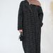 Women's Luxe 3D-Textured Maxi Dress With Princess Sleeves & Belted Waist, Warm Winter Dress For Dubai & Cold Weather_ecoleips.com