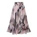 Women's Summer New Floral Chiffon Skirt Mid-length Print Fairy Skirt_ecoleips.com