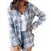 Women's Clothing 2025 Autumn Winter New Hooded Sweatshirt Button Casual Shirt Jacket_ecoleips.com