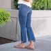 New Cross-border European And American Fashion High-waisted Slim-fit Jeans With Side Slits For Women_ecoleips.com