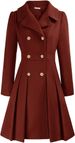Double-Breasted Pea Coat With Notched Lapels – A-Line Wool-Blend Trench For Women (S-3XL)_ecoleips.com
