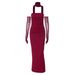 2025 Autumn New Fashion Sexy Elegant Strapless Dress With Mesh Sleeves For Women Wholesale_ecoleips.com