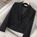 Women's Clothing Gray Suit Jacket For Women High End Formal Work Clothes Autumn And Winter New Workplace Commuting Temperament Wear_ecoleips.com