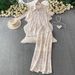 Women's Clothing French Style Sweet And Gentle Dopamine Print Collared Midi Shirt And High Waisted Slimming Midi Skirt Two Piece Set For Women_ecoleips.com