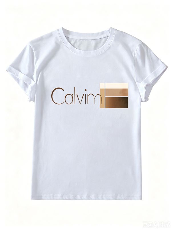 Classic Crewneck Cotton Tee, Women Comfortable Casual Top For Summer 2026_ecoleips.com