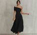 Women's Clothing Elegant Women's Solid Color Off-Shoulder Backless Slim Waist Dress New_ecoleips.com