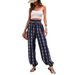 Women's Versatile Mesh Wide Leg Lantern Pants Casual Spring Summer New Arrival_ecoleips.com
