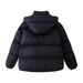 "Winter New Fashion Hooded Puffer Coat With Pockets, Lightweight Warm Jacket For Women & Men_ecoleips.com